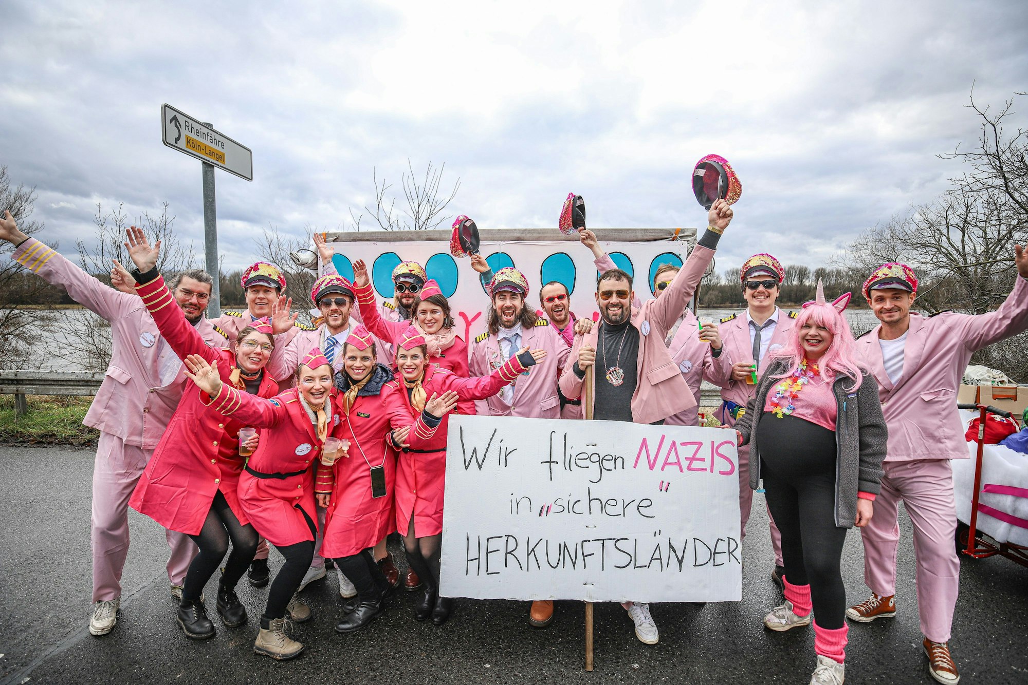 Verkleidete Menschen