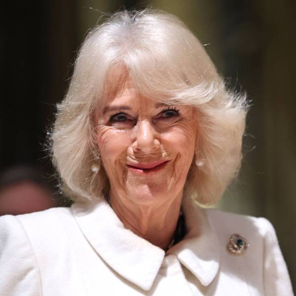Königin Camilla im Rahmen eines musikalischen Abends in der Kathedrale von Salisbury in Wiltshire.