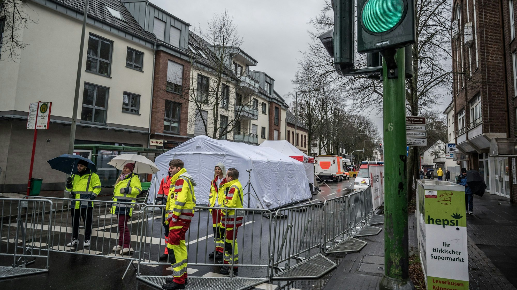 So leer wie an Weiberfastnacht 2024 war es in Schlebusch wohl noch nie.