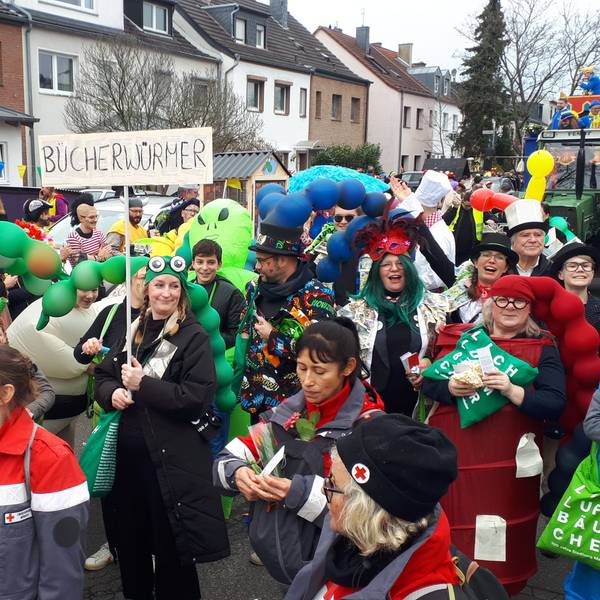 Der Karnevalszoch in Mauenheim.