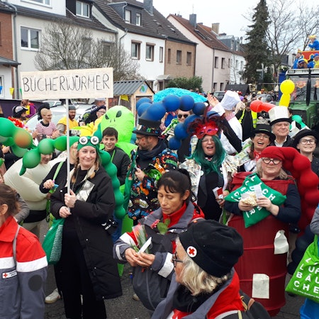 Der Karnevalszoch in Mauenheim.