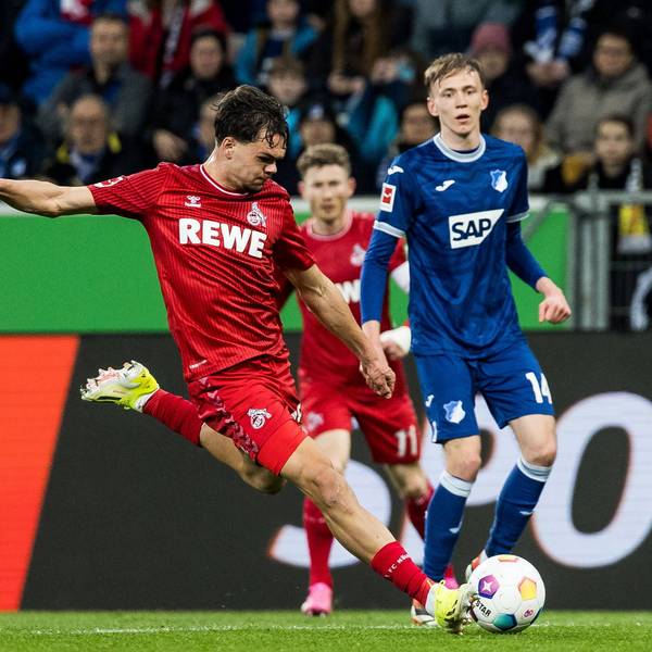 Kölns Max Finkgräfe beim Schuss