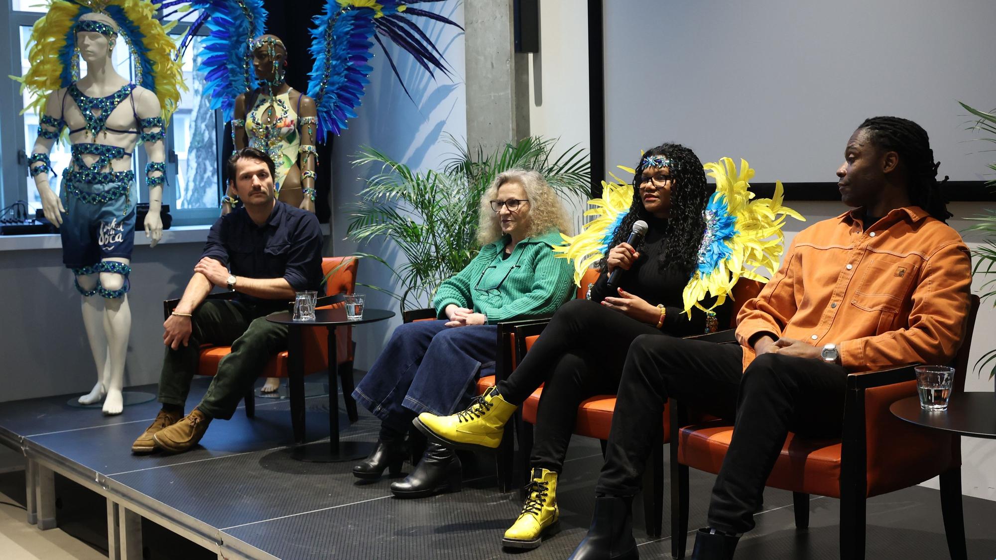 Das Experten-Panel bei der Diskussion „Carnival for Colors“.
