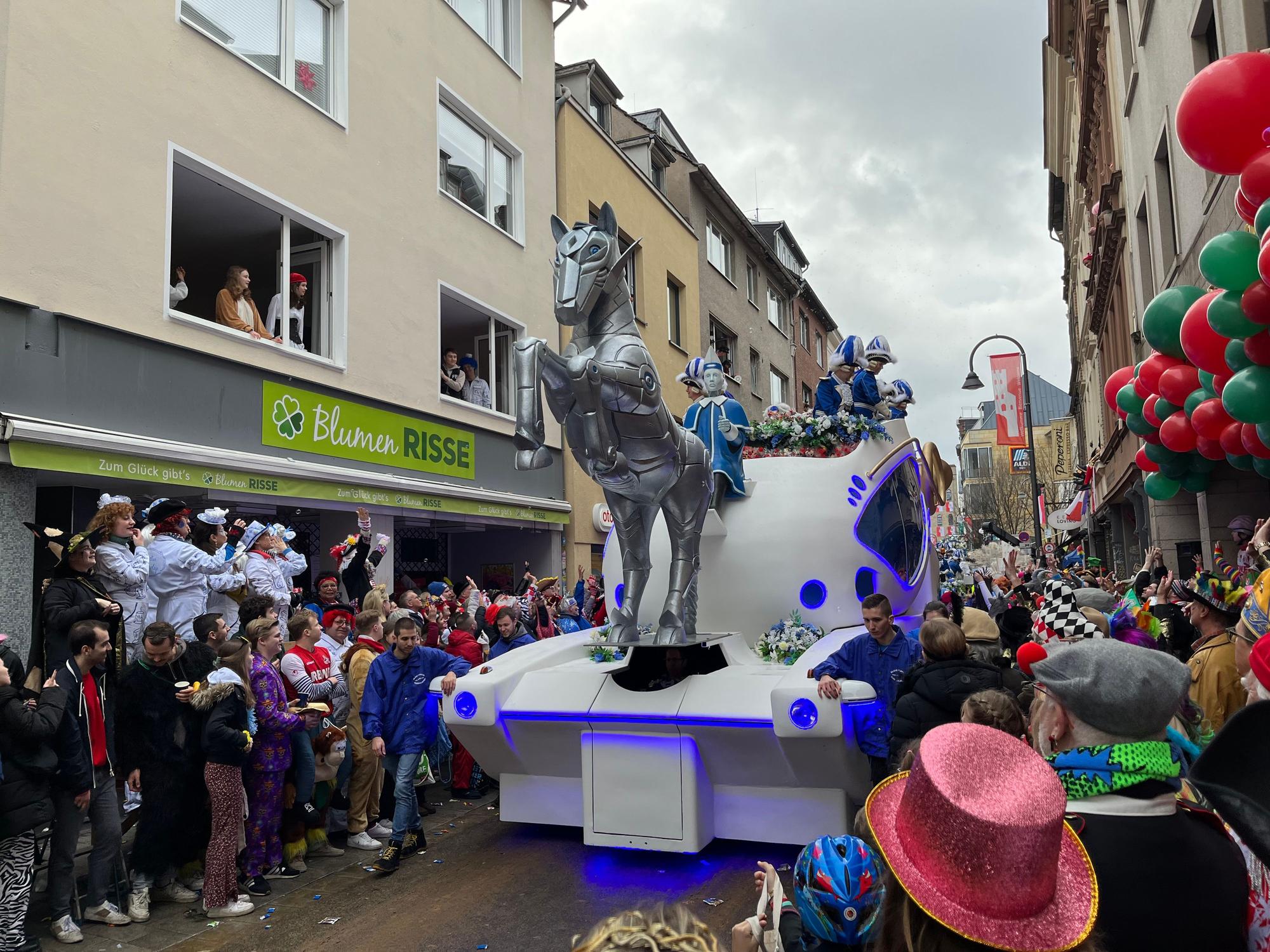 Das E-Hottehü der Blauen Funken