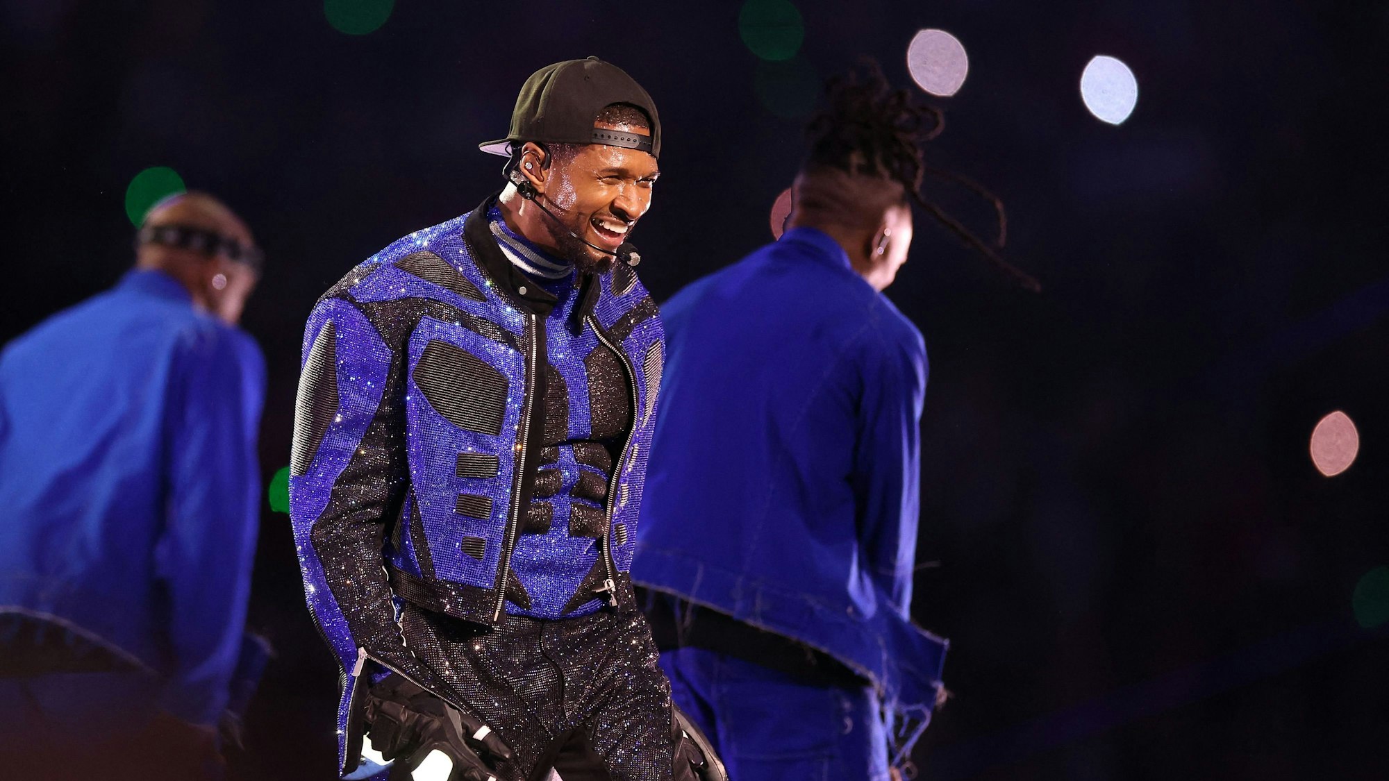 Usher übernahm in der Halbzeit das Kommando.