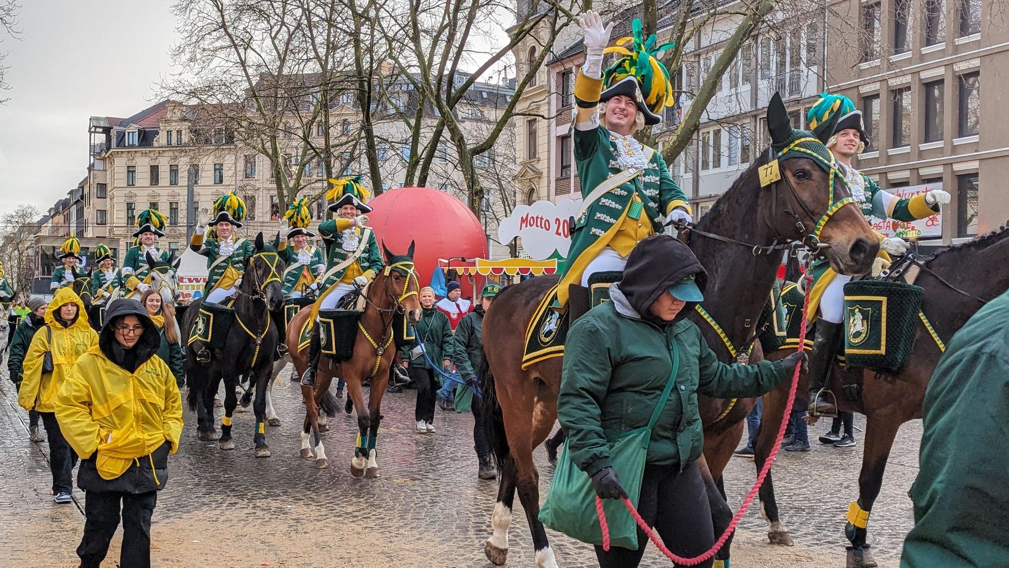 Reiter auf dem Chlodwigplatz