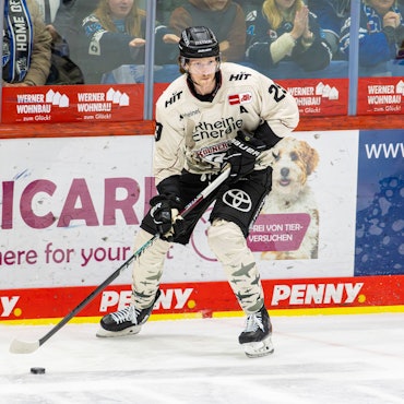 Haie-Verteidiger Andrej Sustr im Spiel gegen Schwenningen