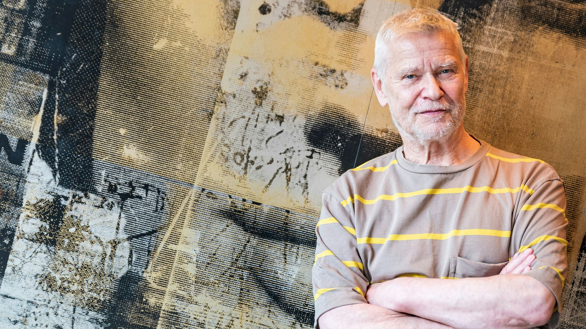 Der deutsche Musiker, Komponist und Musikproduzent Achim Reichel bei einem Interview im Savoy Hotel in der Kölner Innenstadt. „Es war mir wichtig, den Leuten nicht nur Zerstreuung zu geben, sondern auch Gehaltvolles“, sagt Reichel.