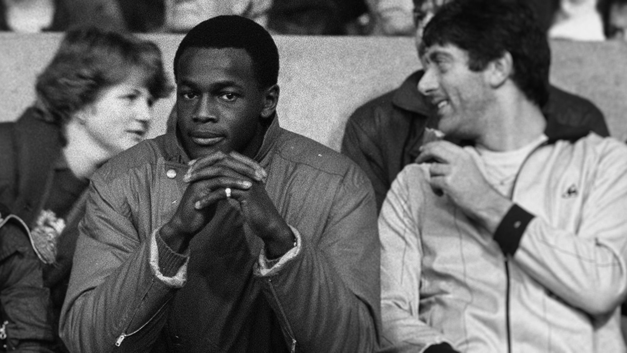 Justin Fashanu als Tribünengast.