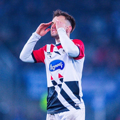 03.02.2024 - Fußball, 2023/2024, 3. Liga, 24. Spieltag, DSC Arminia Bielefeld - FC Viktoria Köln 1904: Simon Handle Köln DFB REGULATIONS PROHIBIT ANY USE OF PHOTOGRAPHS AS IMAGE SEQUENCES AND/OR QUASI-VIDEO. *** 03 02 2024 Soccer, 2023 2024, 3 Liga, 24 Matchday, DSC Arminia Bielefeld FC Viktoria Köln 1904 Simon Handle Köln DFB REGULATIONS PROHIBIT ANY USE OF PHOTOGRAPHS AS IMAGE SEQUENCES AND OR QUASI VIDEO