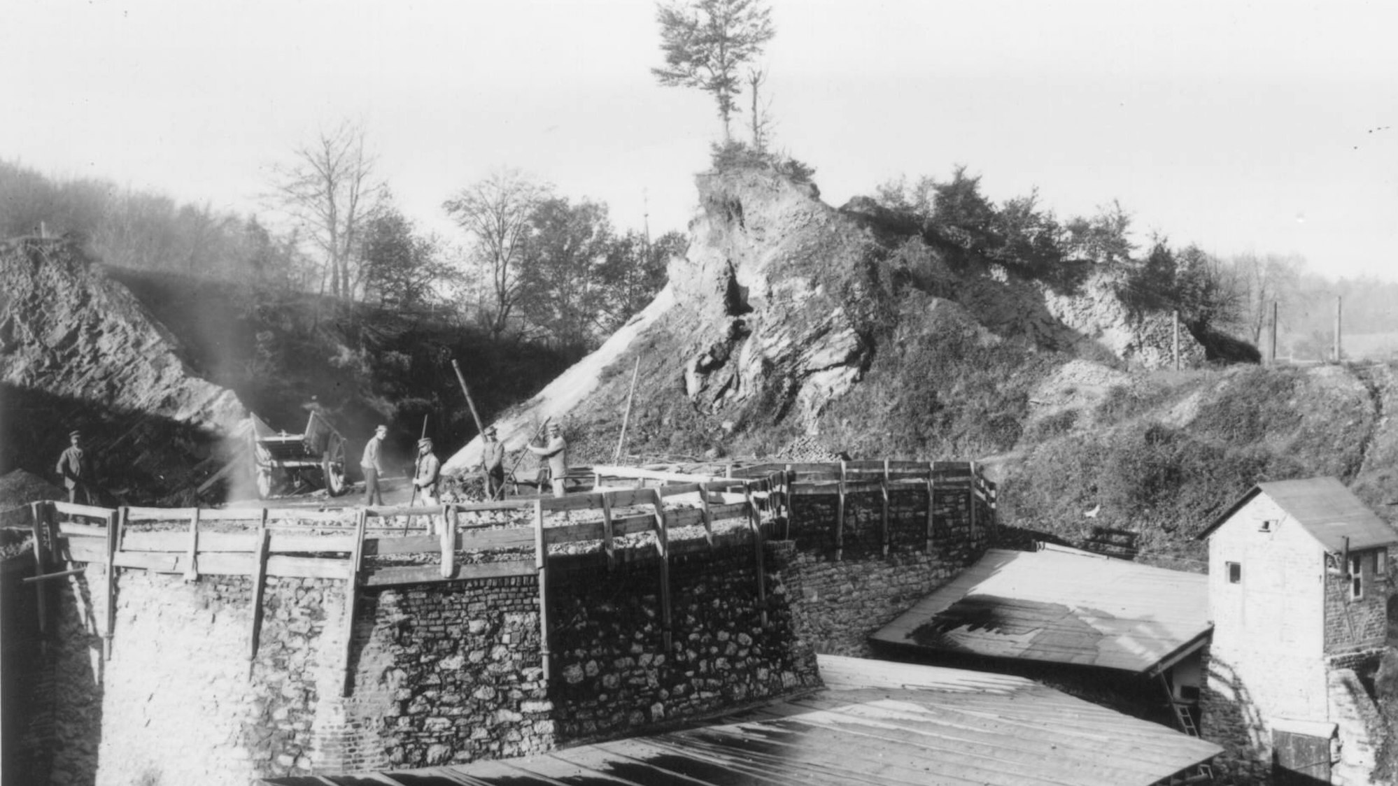 Kalkofen Zillertal am Quirlsberg. Historisches Foto um 1890 von Vinzenz Feckter.