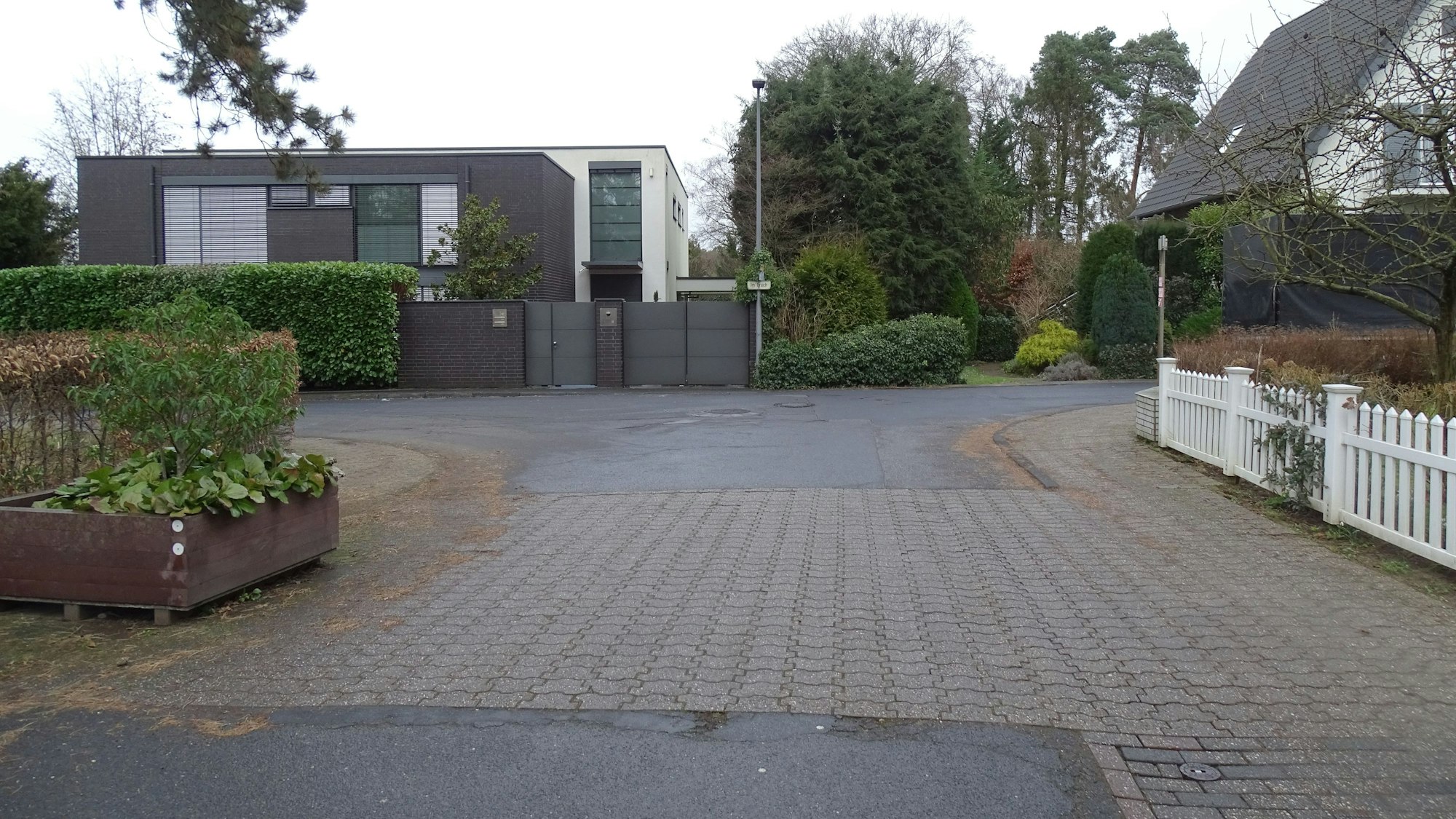 Die Unfallörtlichkeit Einmündung Kuckucksweg / Im Bruch