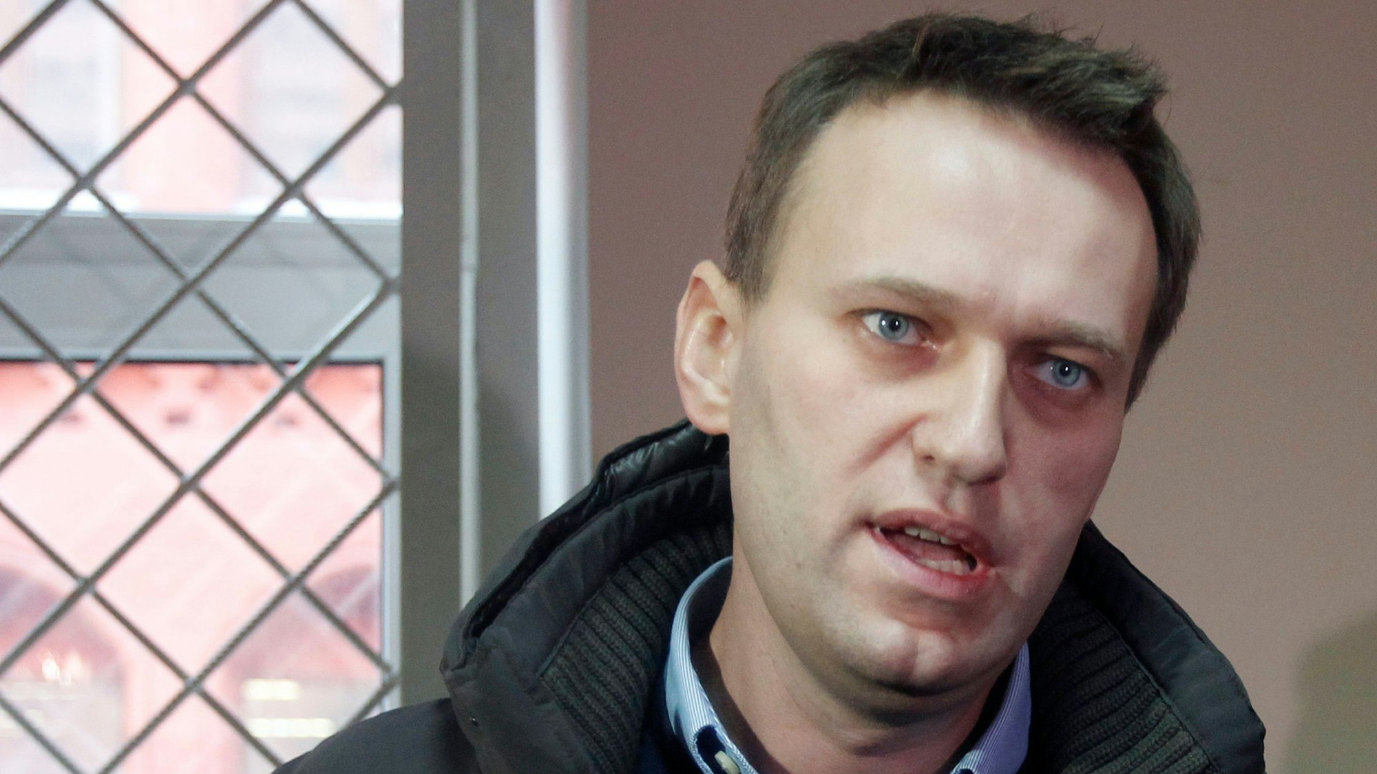 Kreml-Kritiker Alexej Nawalny während eines Interviews in einem russischen Gefangenenlager im Gebiet Jamal im nördlichen Sibirien. Nawalny starb im Alter von 47 Jahren in Haft.