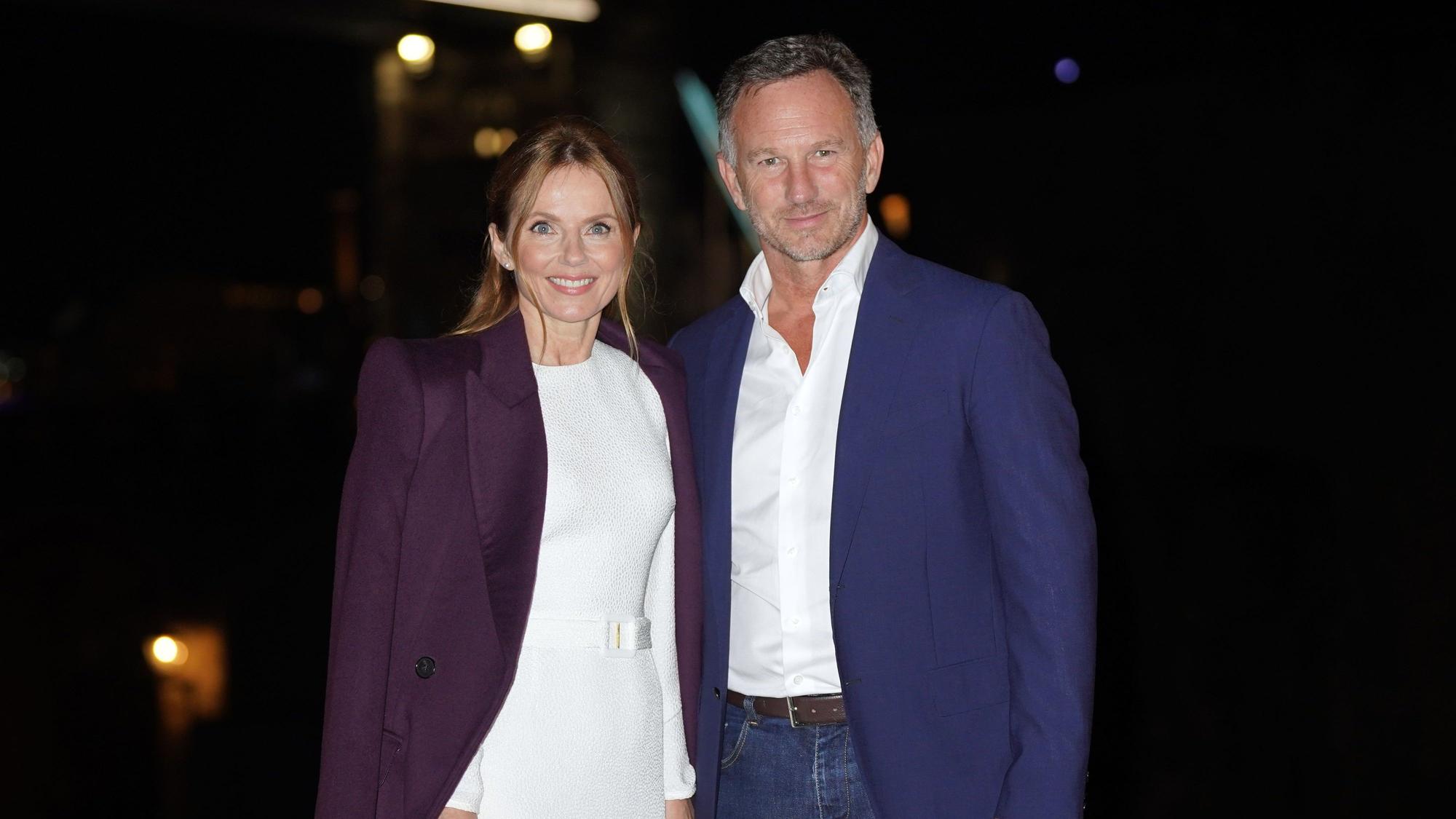 Geri Halliwell-Horner und Ehemann Christian Horner kommen zur Vorstellung des Buches "Rosie Frost and the Falcon Queen", das Geri Halliwell-Horner geschrieben hat