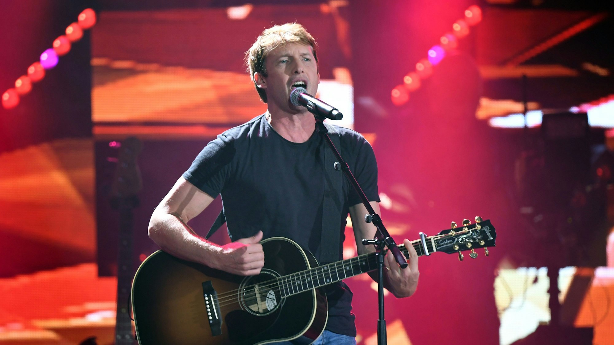 James Blunt tritt bei der Aufzeichnung der TV-Show „SWR3 New Pop Festival – das Special“ im Festspielhaus Baden-Baden auf.