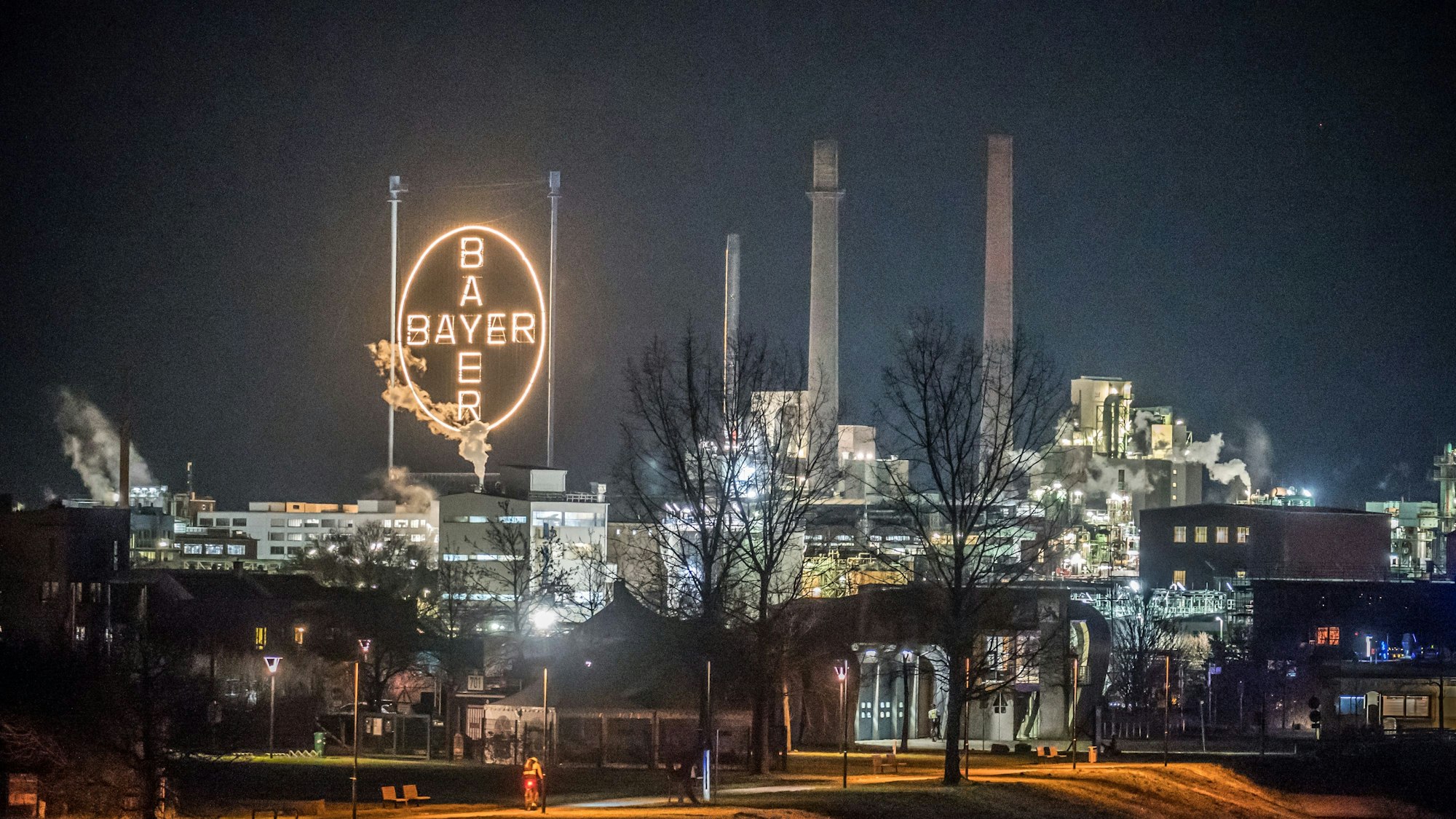 Die chemische Industrie auch in Leverkusen leidet.
