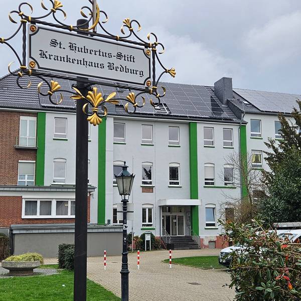Das Krankenhaus in Bedburg.