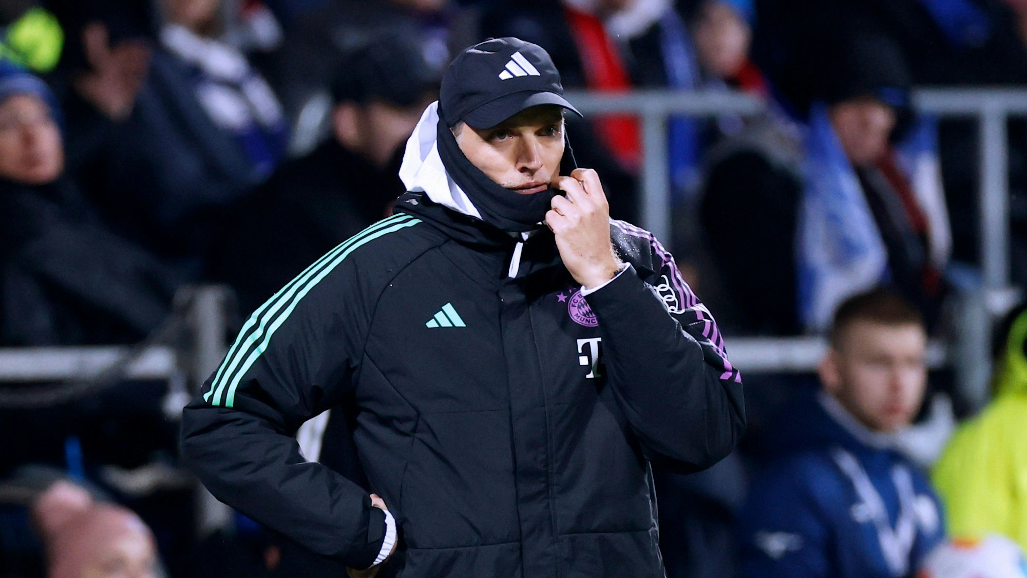 FCB-Trainer Thomas Tuchel an der Seitenlinie.