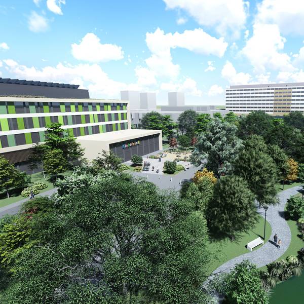 So könnte der neue Gesundheits-Campus n Merheim mal aussehen.