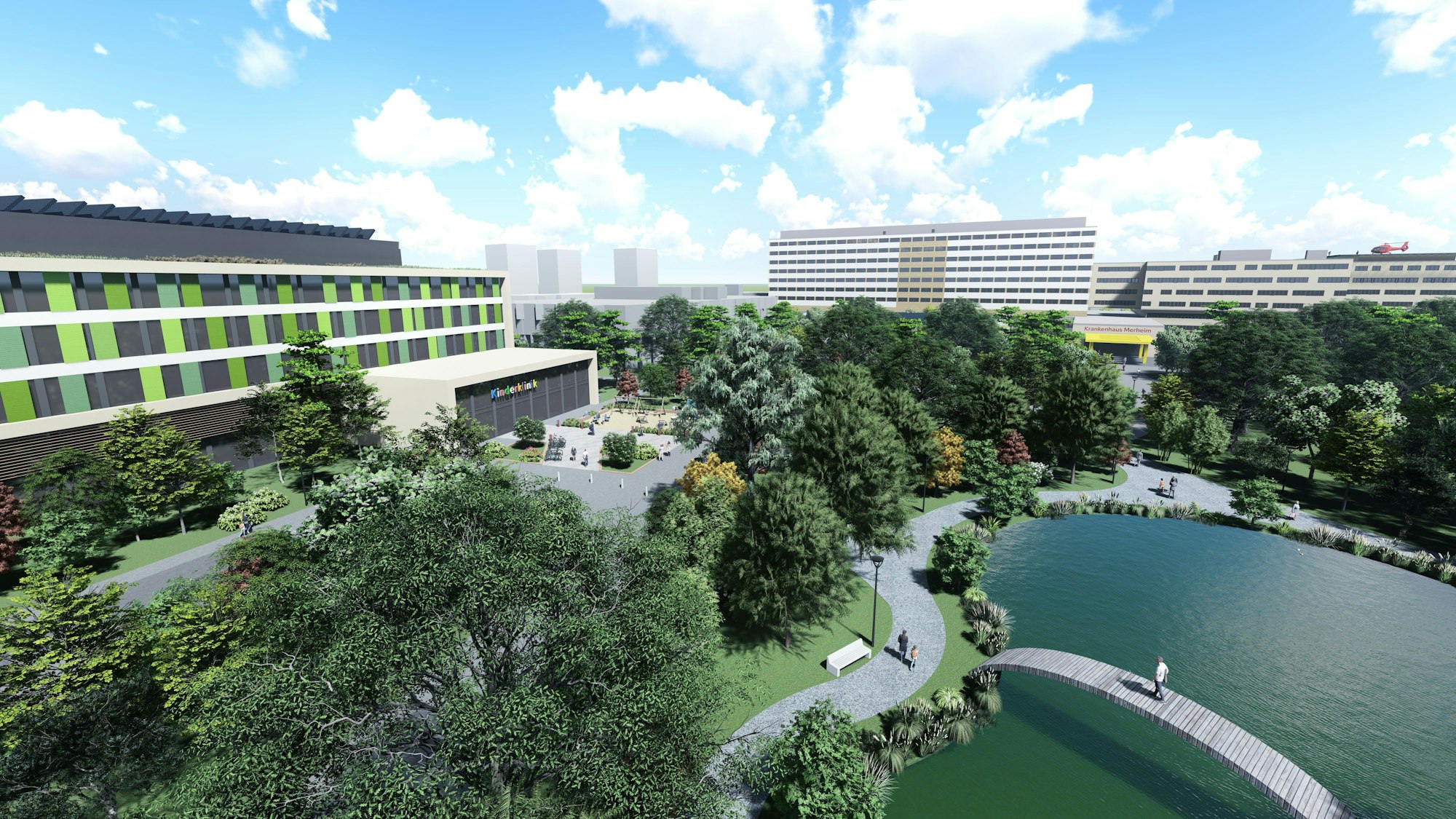 Der geplante Campus in Merheim.