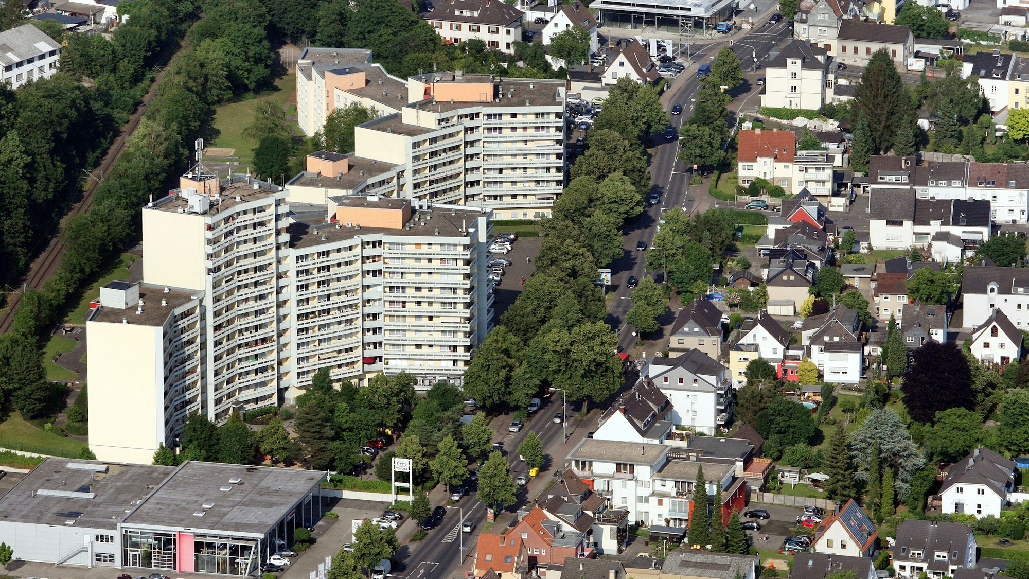 Luftbild vom Wohnpark Gronau