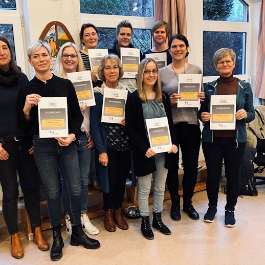 Die zertifizierten Mut-Trainerinnen.