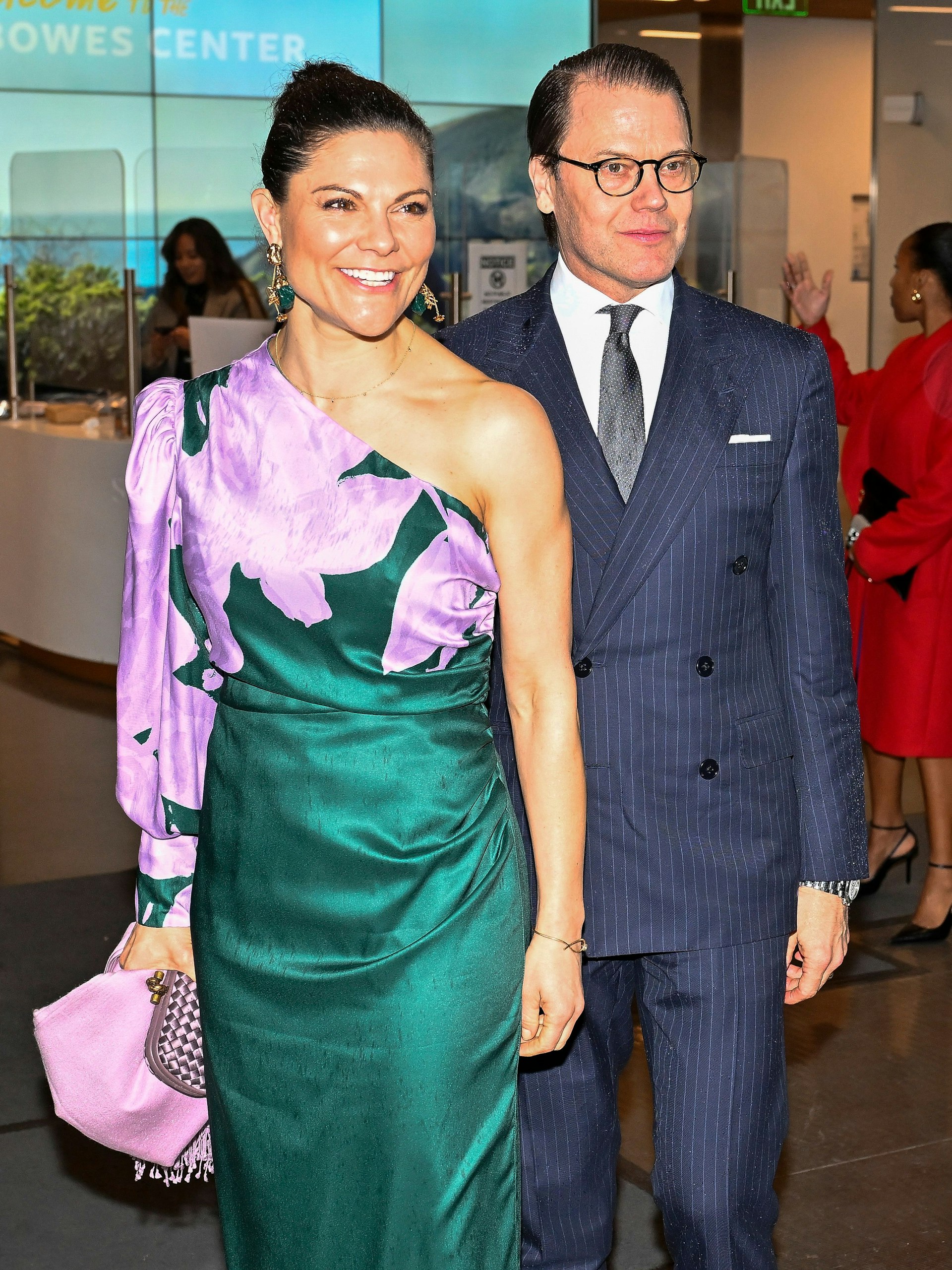 Kronprinzessin Victoria und Prinz Daniel nehmen am Eröffnungsempfang des neuen schwedischen Generalkonsulats teil.