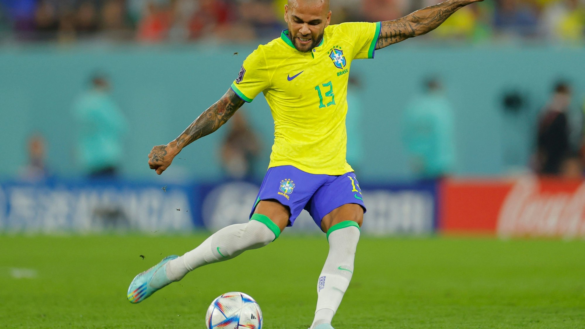 Dani Alves spielte als Rechtsverteidiger 126 Partien für die brasilianische Nationalmannschaft.