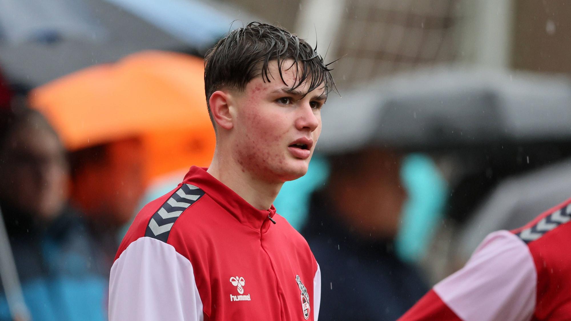 Jaka Cuber-Potocnik wartet bislang auf seinen ersten Auftritt als FC-Profi.