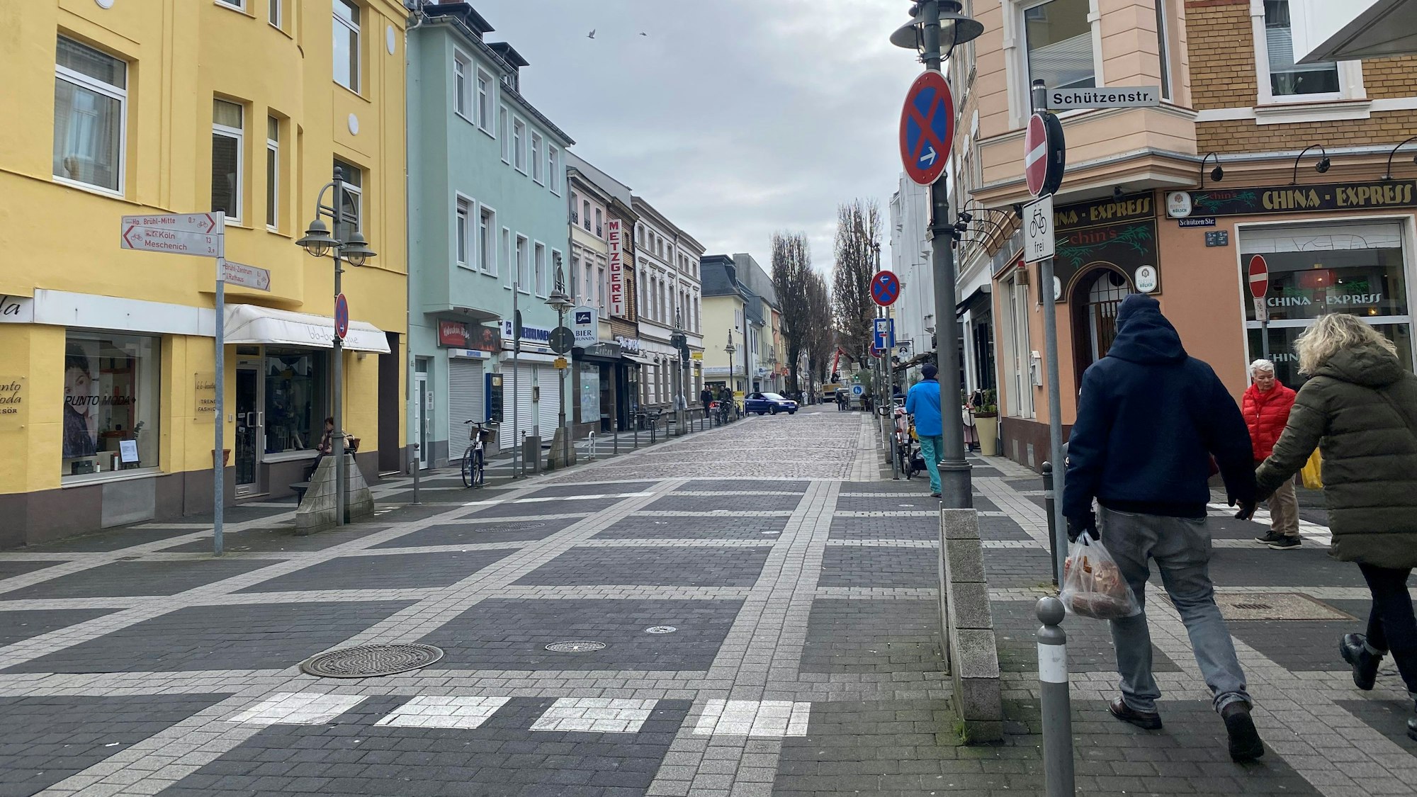 Zu sehen ist die Kreuzung von Schützen- und Kölnstraße.