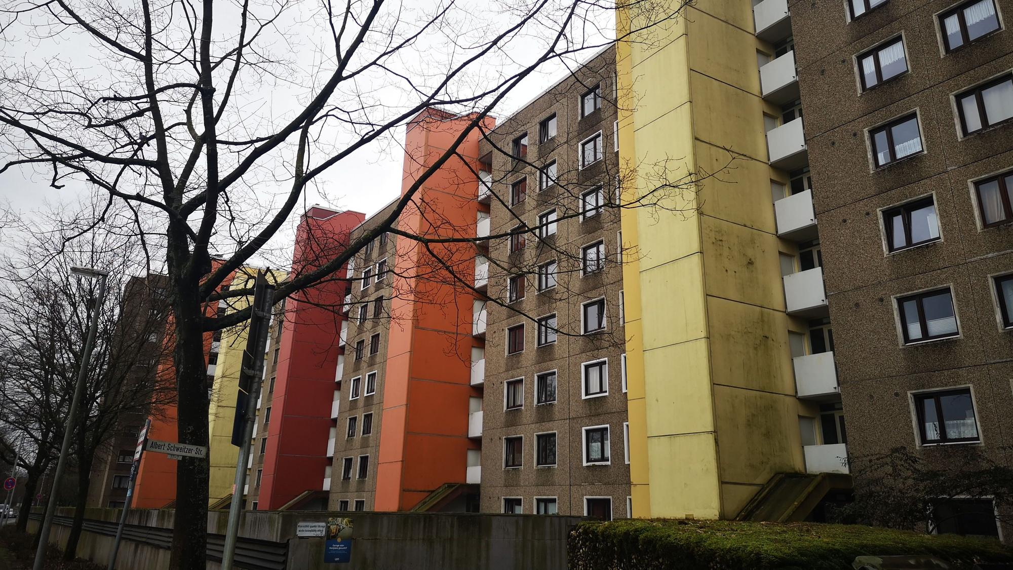 Die LEG-Siedlung in Leverkusen Steinbüchel.