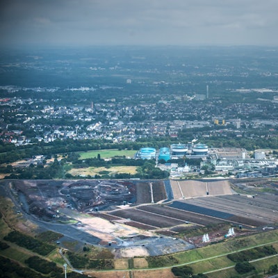 Das Entsorgungszentrum in Bürrig.