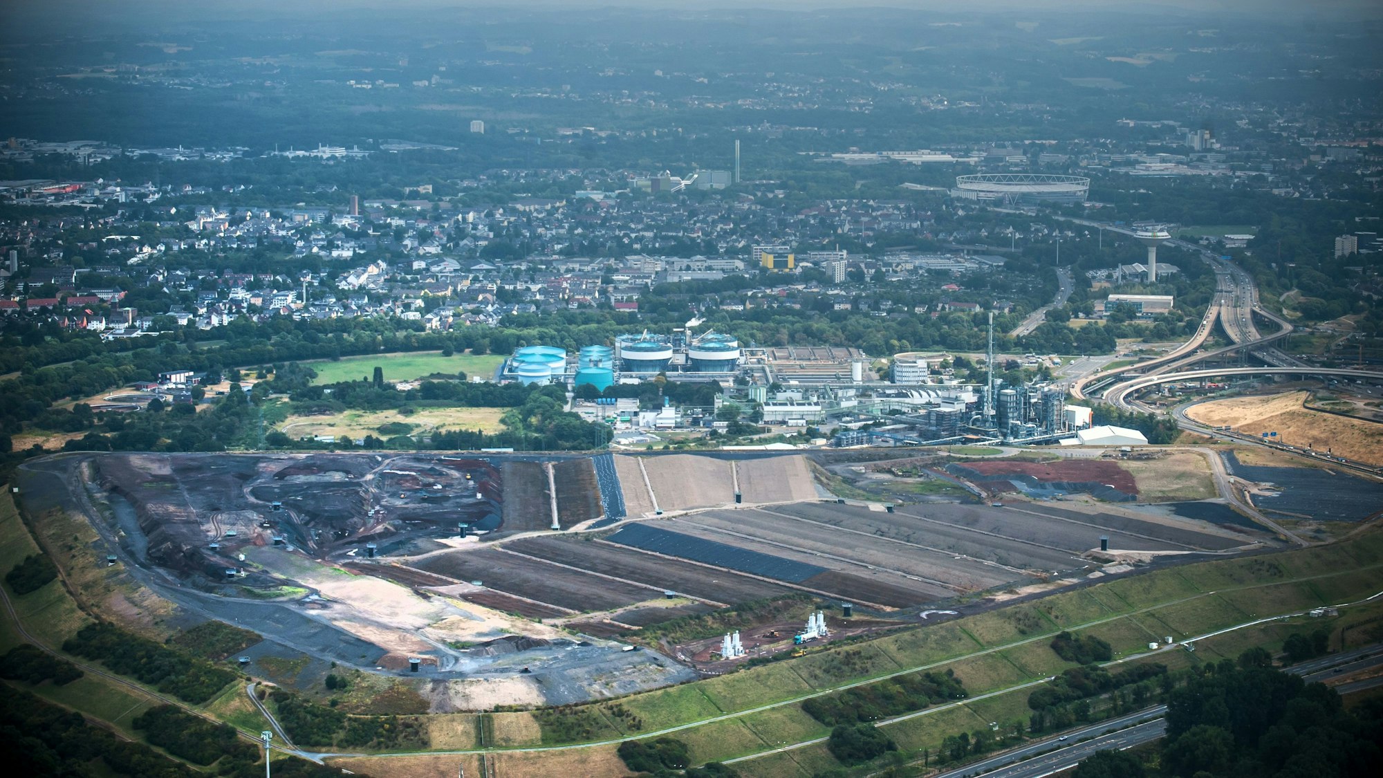 Das Entsorgungszentrum in Bürrig.
