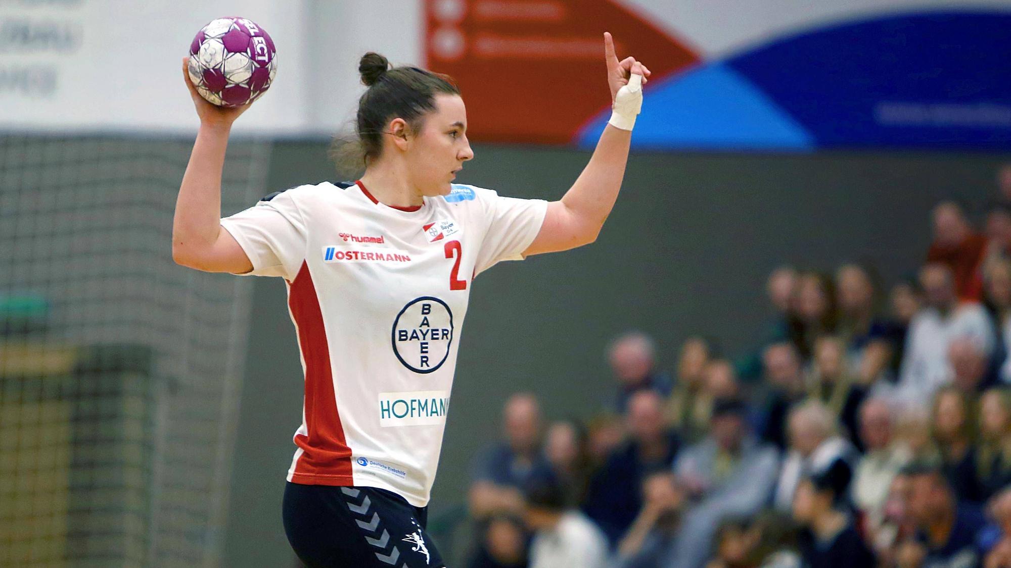 Mareike Thomaier Leverkusen Handball Frauen 1.Bundesliga 2023/24 BSV Sachsen Zwickau - TSV Bayer 04 Leverkusen 26:35 am 24.2.2024 BSV Sachsen Zwickau - TSV Bayer 04 Leverkusen *** Mareike Thomaier Leverkusen Handball Women 1 Bundesliga 2023 24 BSV Sachsen Zwickau TSV Bayer 04 Leverkusen 26 35 am 24 2 2024 BSV Sachsen Zwickau TSV Bayer 04 Leverkusen