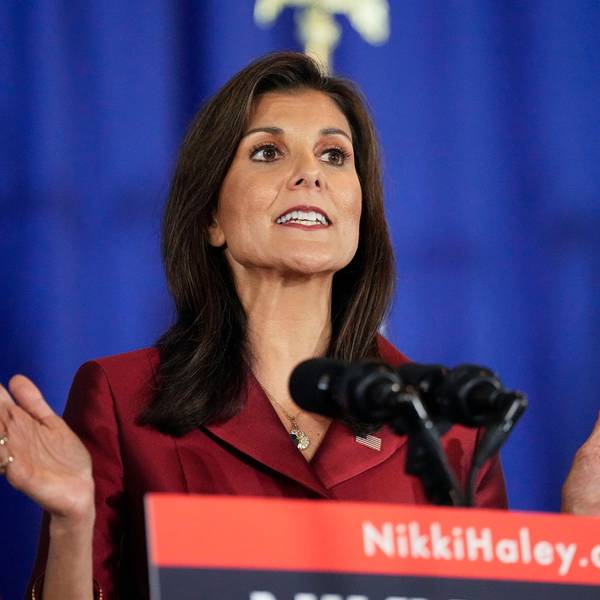 Nikki Haley am Abend des Wahltages in Charleston, South Carolina. Sie unterlag Donald Trump erneut.