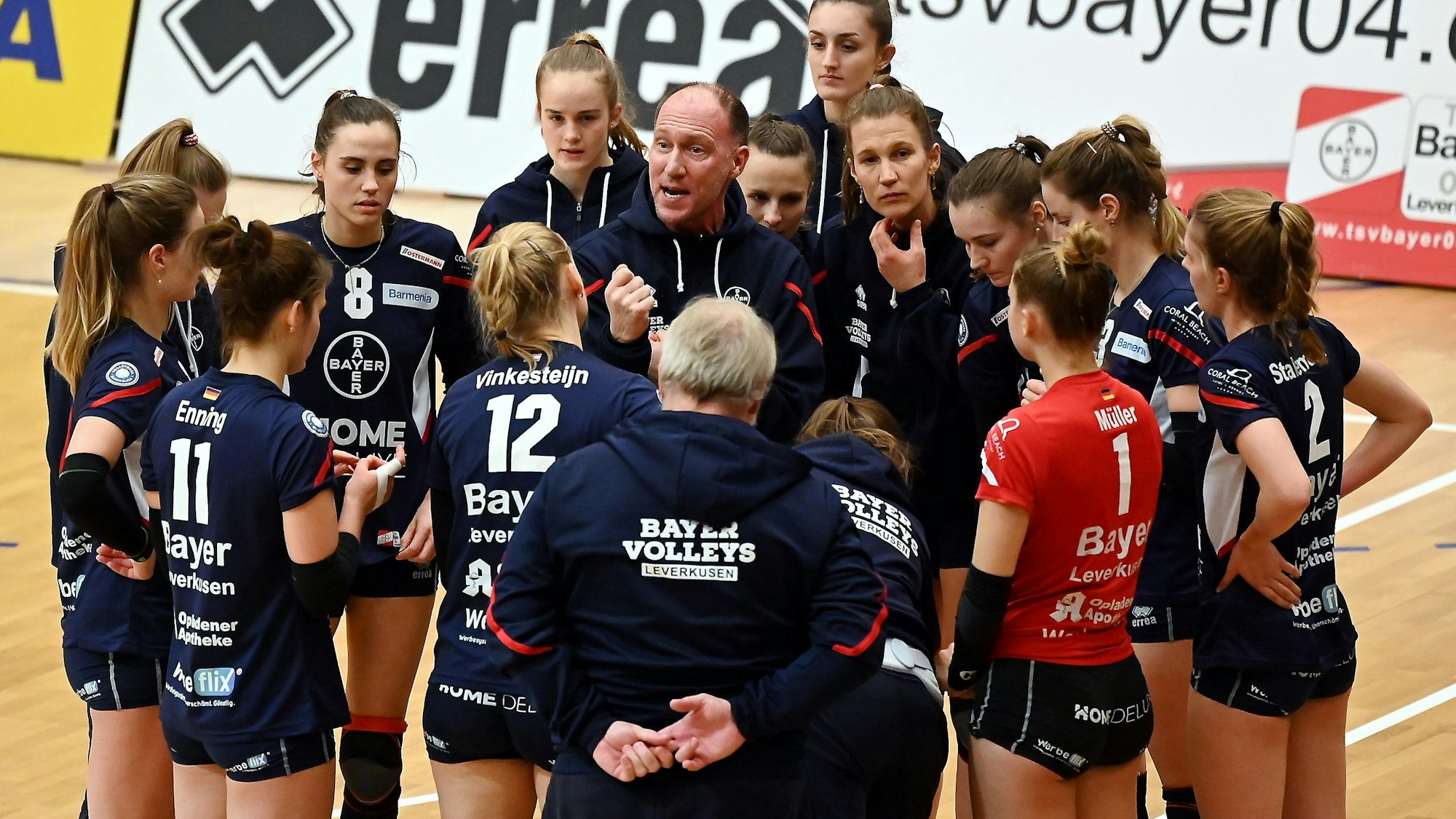 24.02.2024, Volleyball-Bayer - Erfurt
TR: Dirk Sauermann (Bayer)
Foto: Uli Herhaus