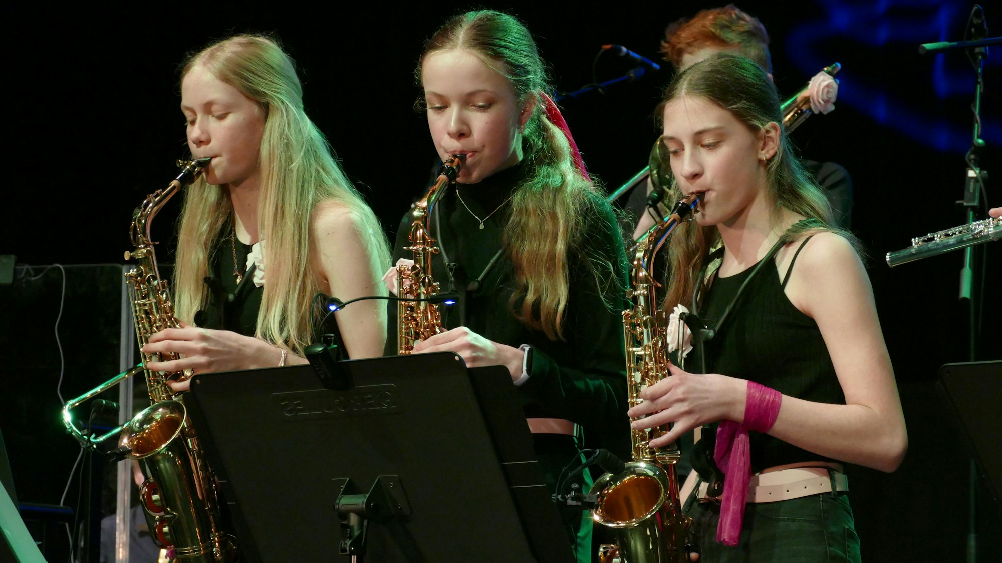 Die Junior Big Band spielte unter Anderem „Seven Nation Army“.