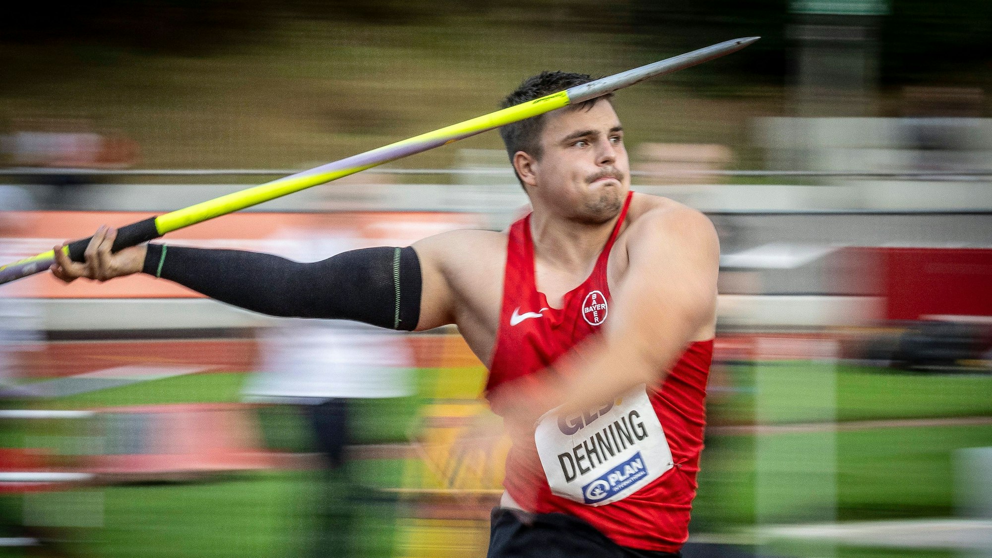 Sport Bilder des Tages TrueAthletes Classics 2023 Leverkusen, 29.07.2023 Max Dehning TSV Bayer 04 Leverkusen im Rahmen der TrueAthletes Classics 2023 am 29.07.2023 auf der Fritz-Jacobi-Anlage in Leverkusen. *** TrueAthletes Classics 2023 Leverkusen, 29 07 2023 Max Dehning TSV Bayer 04 Leverkusen during the TrueAthletes Classics 2023 on 29 07 2023 on the Fritz Jacobi course in Leverkusen Copyright: xBEAUTIFULxSPORTS/AxelxKohringx
