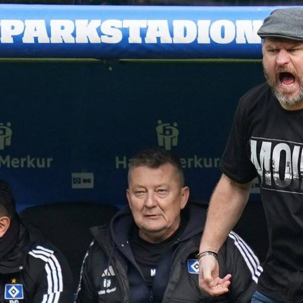 Wird an der Seitenlinie laut: Hamburgs Trainer Steffen Baumgart