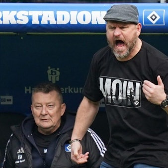 Wird an der Seitenlinie laut: Hamburgs Trainer Steffen Baumgart