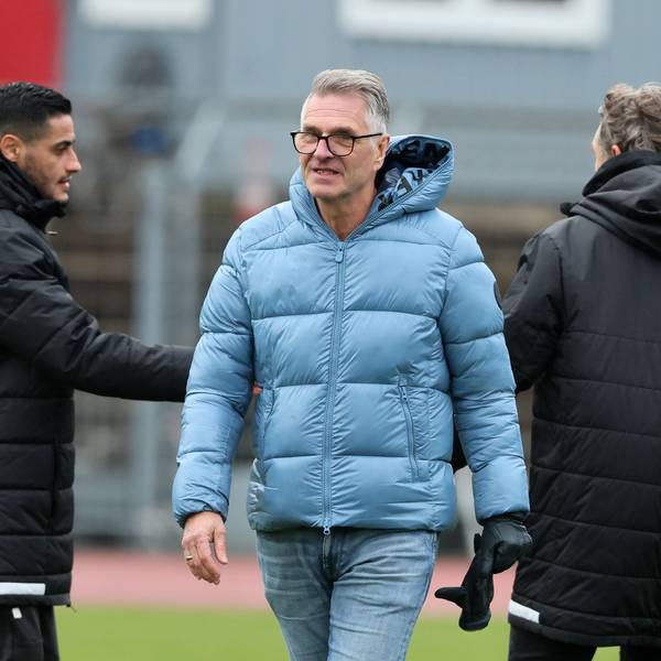 SC Fortuna Köln vs. SC Paderborn II, 4.Liga,
Mitte: Hanns-Jörg Westendorf (Fortuna), 04.02.2024, Bild: Herbert Bucco