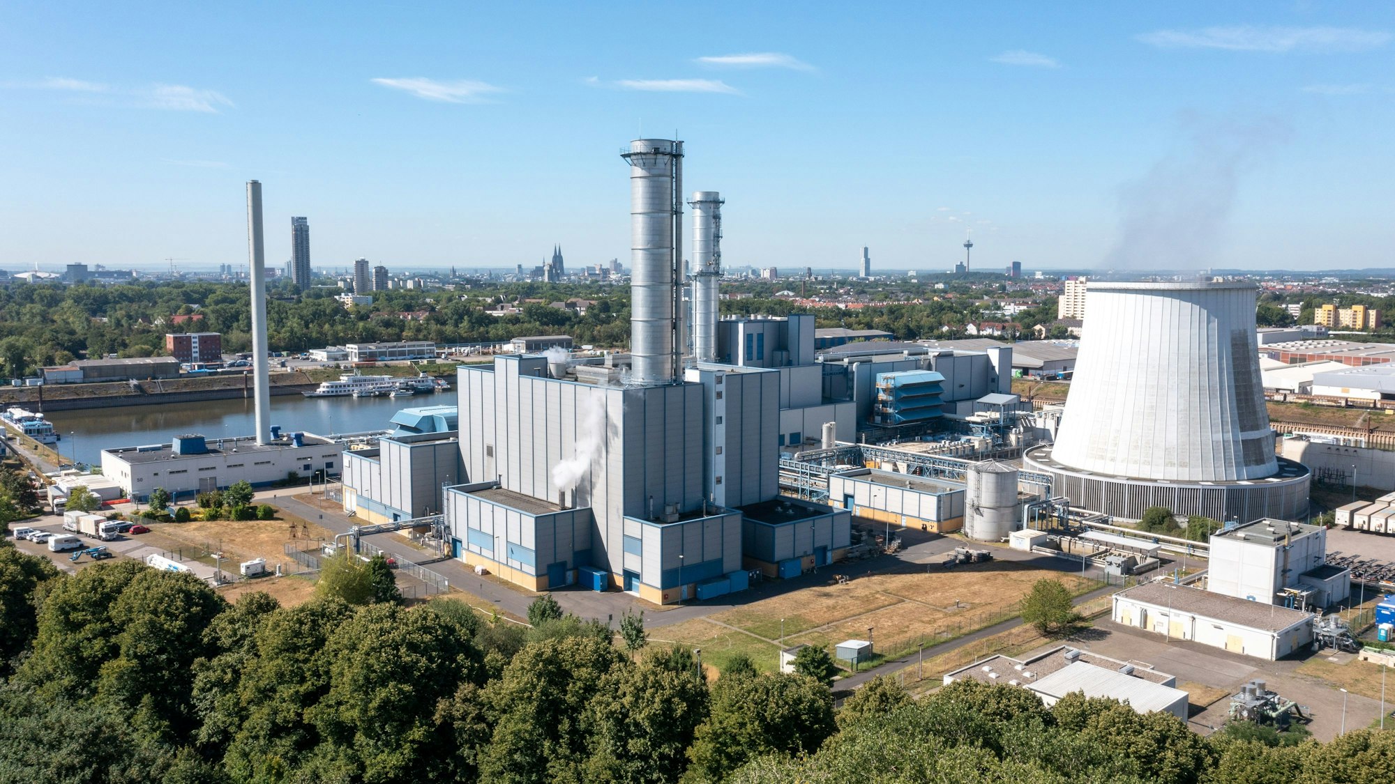 Heizkraftwerk Niehl der Rhein-Energie.