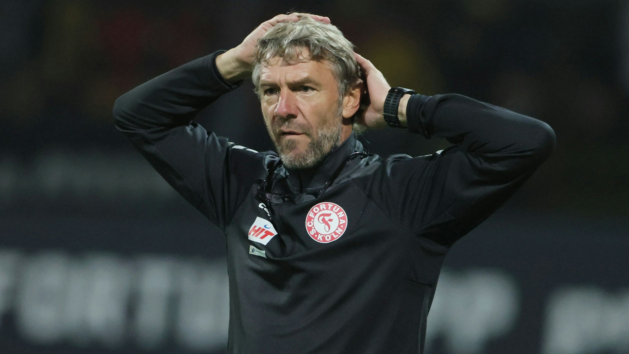 SC Fortuna Köln vs. Alemannia Aachen, 4.Liga,
Markus von Ahlen (Fortuna), 06.10.2023, Bild: Herbert Bucco