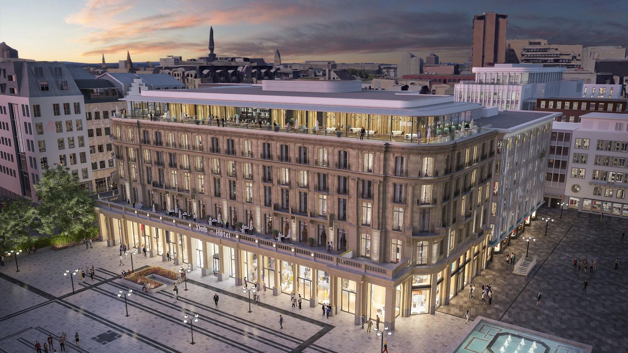 Für den Bau des Dom-Hotels musste eine zweite Planung erstellt werden.