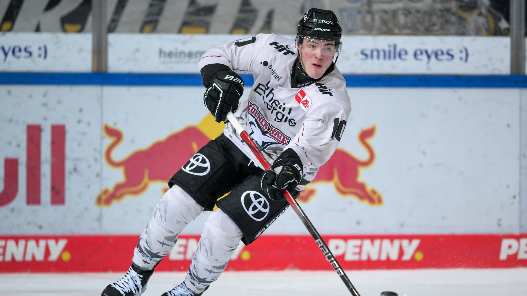 Justin Schütz ist mit seinen 26 Treffern zurzeit bester Torjäger der Deutschen Eishockey-Liga.