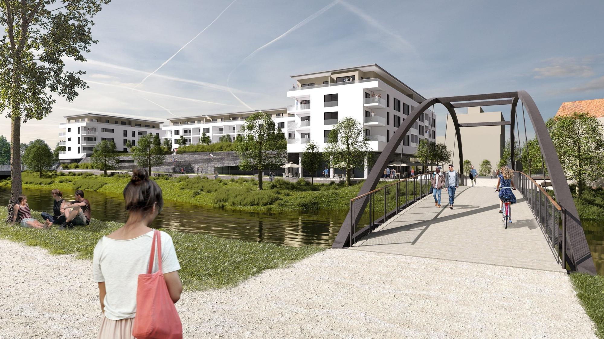So soll die neue Henley-Wupperbrücke aussehen.