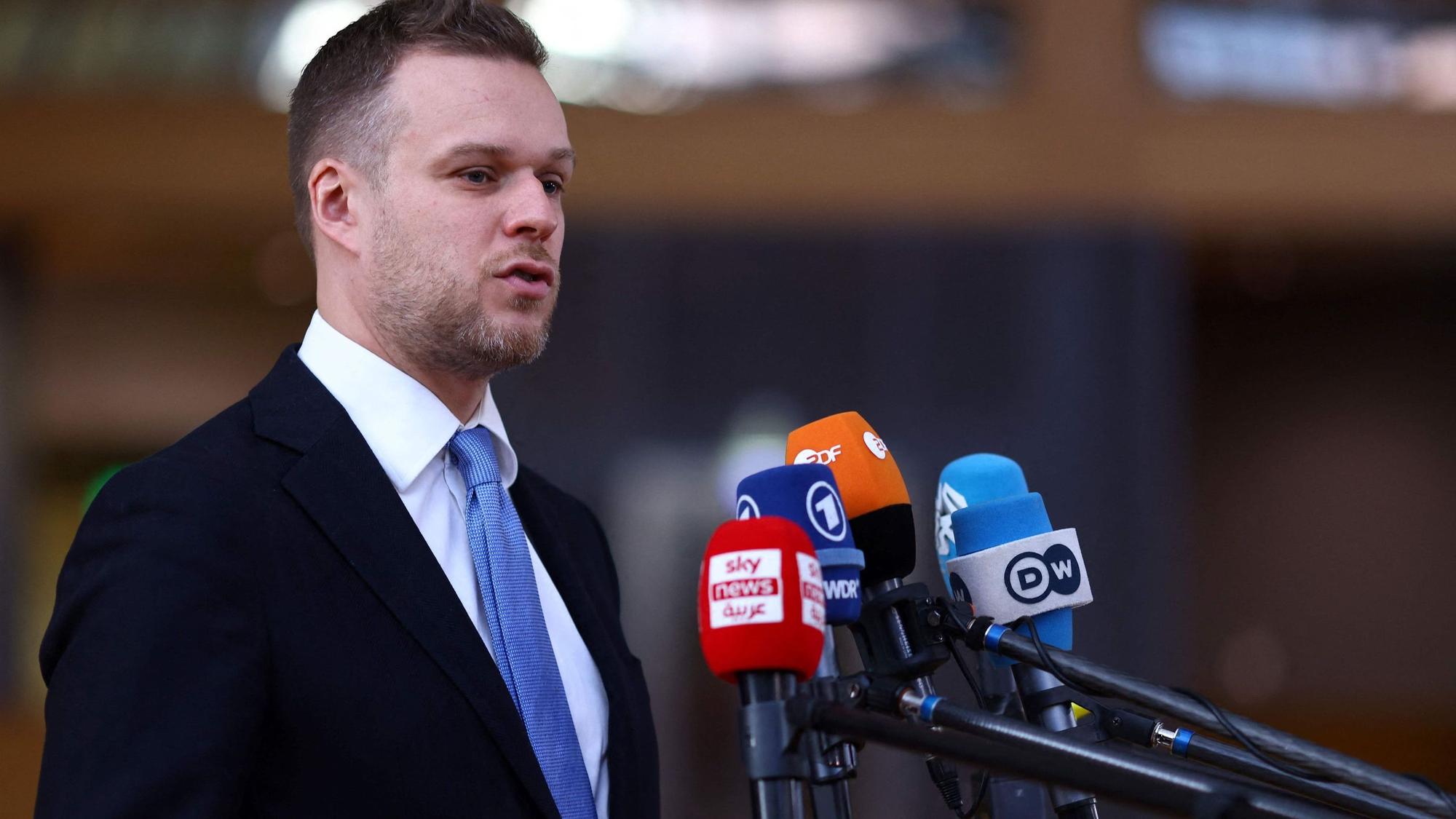 Litauens Außenminister Gabrielius Landsbergis hat indirekt scharfe Kritik an Bundeskanzler Olaf Scholz geäußert. (Archivbild)