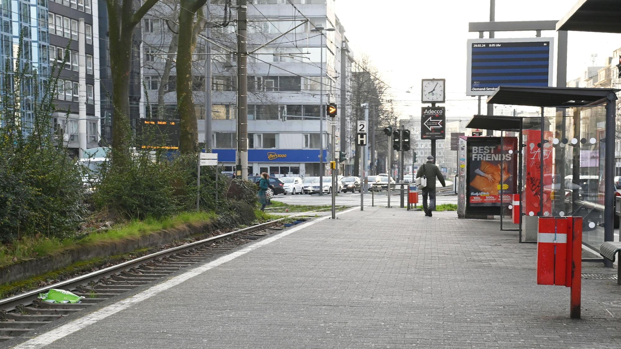 Aufgrund des ÖPNV-Warnstreiks fahren erneut ganztägig weder Busse noch Stadtbahnen der Kölner Verkehrsbetriebe (KVB).