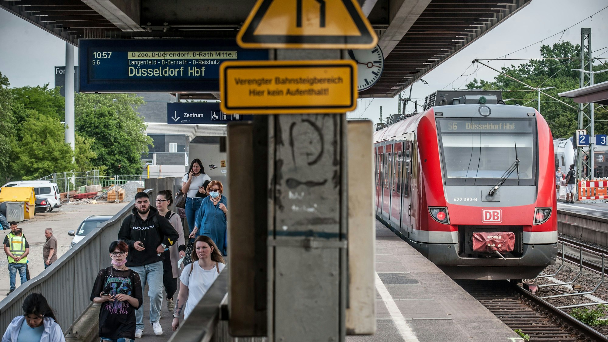 Der Bahnhof Leverkusen-Mitte.