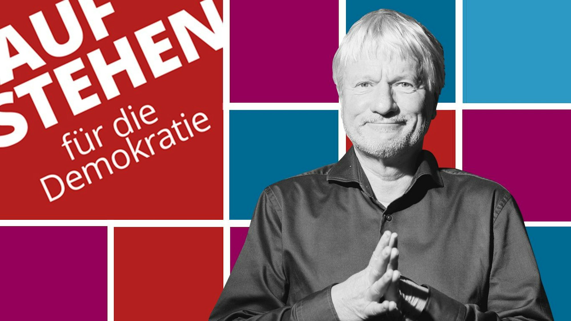 Kabarettist Jürgen Becker sieht seine Aufgabe darin, die Demokratie zu verteidigen.